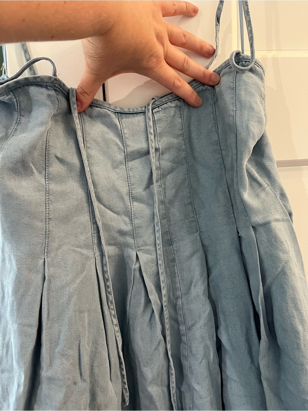 Promesa Flowly Chambray Romper